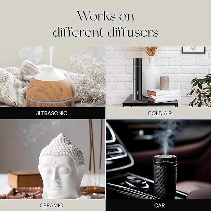 My Way Diffuser Oil Inspired by The 1 Miami Beach Scent, Scent Diffuser Oil with Notes of Cardamom, Leather, Lemon & Iris, Aromatherapy Fragrance, Essential Oil Blend | 120ml, 4.05 fl oz