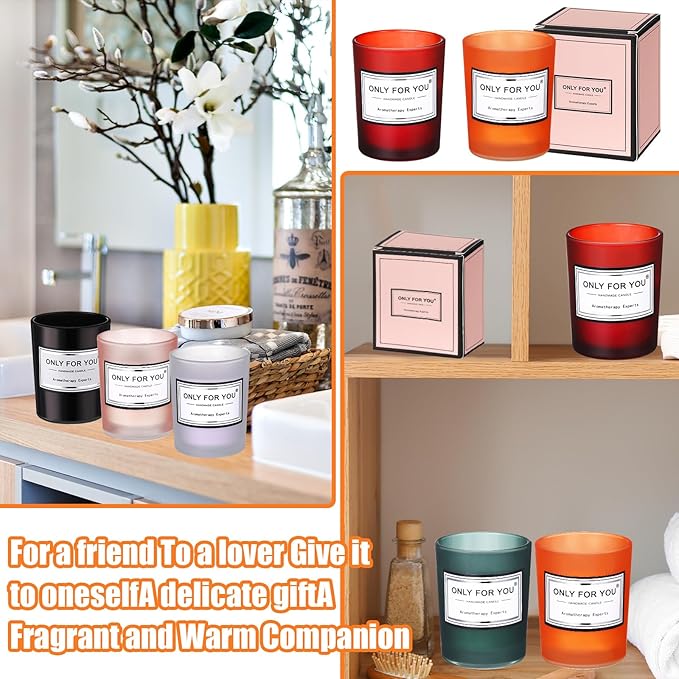 MTLEE 36 Pcs Scented Candles for Home Bulk Jar Candles Gift Set for Women Long Lasting Aromatherapy Candle for Birthday Teacher Thanksgiving Anniversary(Bright Style)