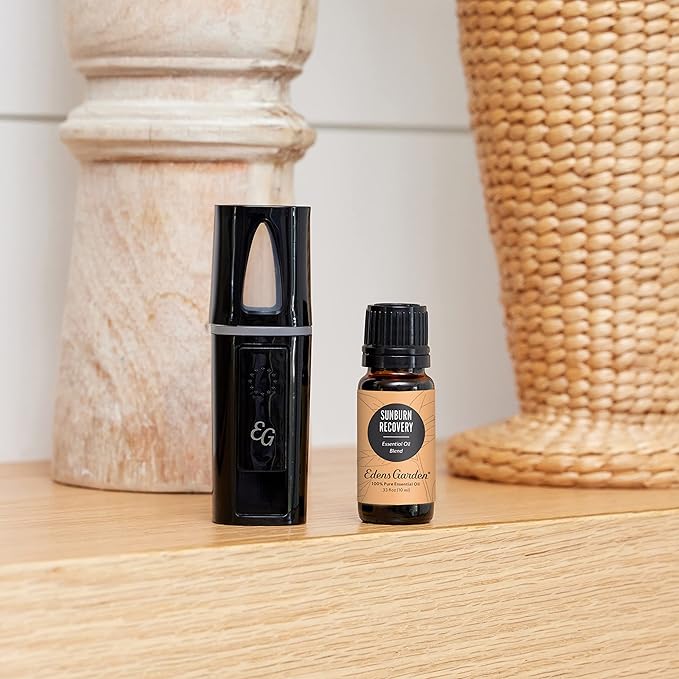 Edens Garden Sunburn Recovery Essential Oil Blend- 100% Pure Premium Grade, Undiluted, Natural, Therapeutic, Aromatherapy, The Best for Diffusing, Skin, Face, Hair 10 ml (.33 fl oz)
