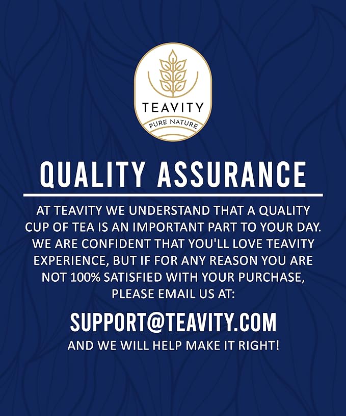 Teavity Organic Mental Focus Tea Pods (24 Count) - Moringa, Peppermint, Holy Basil & Turmeric - Naturally Decaf - Keurig Compatible