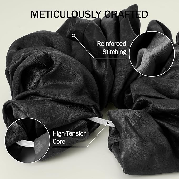 Slim Panda Yoga Mat Scrunchie,Style & Cute Mat Strap,Stretchable Velvet Fabric Fits All Standard Yoga Mats (mat not included)