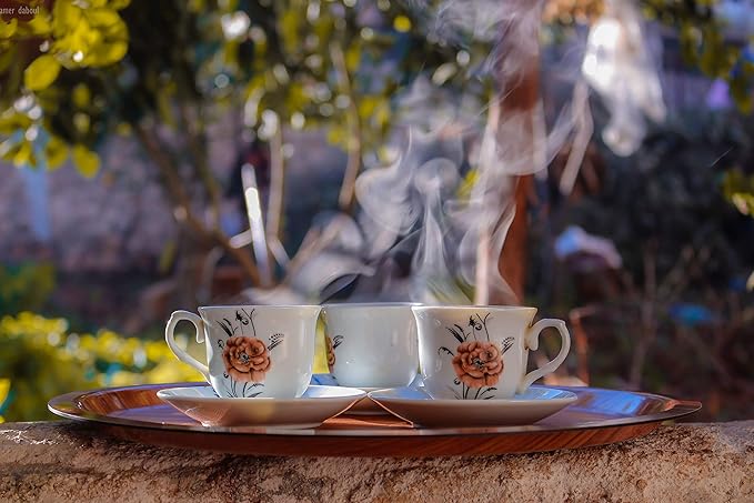 FIRE TEAS DETOX & GLOW - Ayurvedic Cleansing Tea - Organic White Tea, Turmeric (Curcumin), Ginger, Cardamom, Cinnamon & Saffron - Delicious, Fast & Effective -