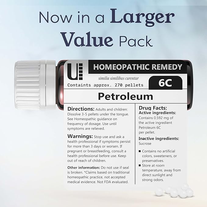 Petroleum 6C Homeopathic Remedy, 270 Pellets