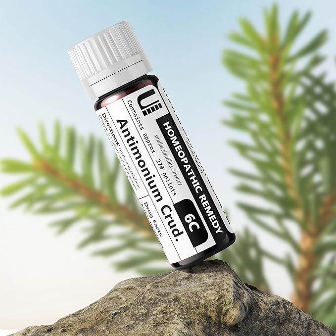 Antimonium Crudum 6C Homeopathic Remedy, 270 Pellets