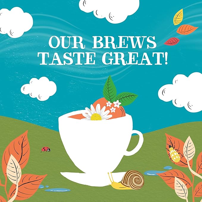 Clipper Tea Chamomile & Peach Teabags – USDA Organic, Great Hot or Iced – Natural, Fair & Delicious Fruity Chamomile & Peach Infusion – 200 Tea Bags