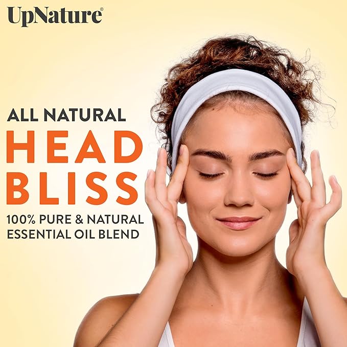UpNature Head Bliss Essential Oil Roll-On — Soothing Aromatherapy Relax and Comfort with Instant Cooling Effect – Nurse Essentials Gifts