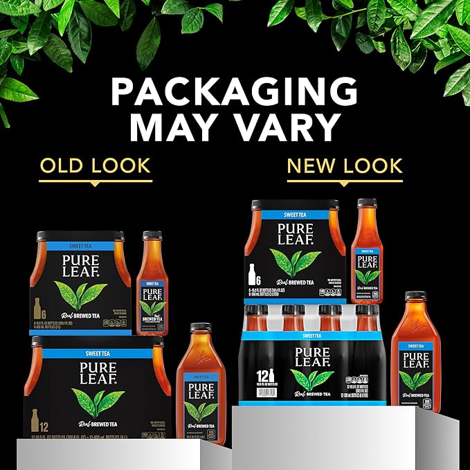 Pure Leaf Iced Tea, Sweet Tea, Black Tea, 18.5 oz