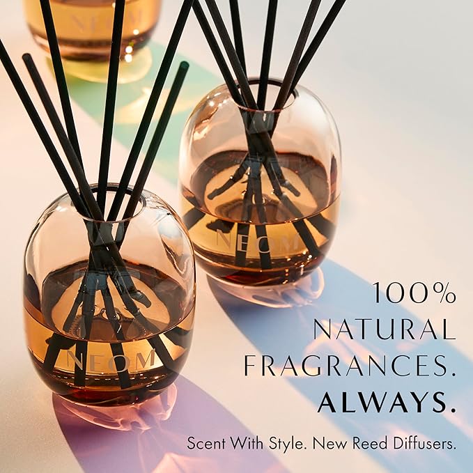 NEOM Real Luxury Reed Diffuser Refill,100ml | Lavender, Jasmine & Sandalwood I 100% Natural Fragrances I Last up to 12 Weeks