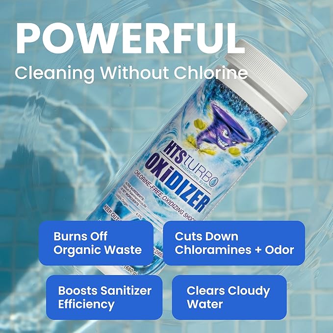 1.5 lbs Non-Chlorine Spa Shock - Oxidizer for Hot Tub & Spa - Fast-Dissolving, Crystal Clear Water, USA Made