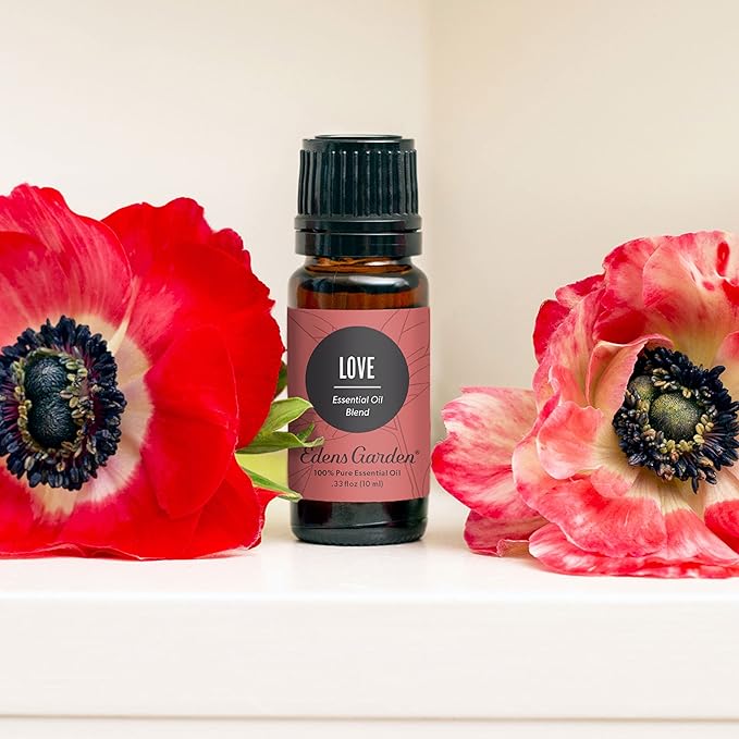 Edens Garden Love Essential Oil Blend- 100% Pure Premium Grade, Undiluted, Natural, Therapeutic, Aromatherapy, The Best for Diffusing, Skin, Candle, Laundry 10 ml (.33 fl oz)