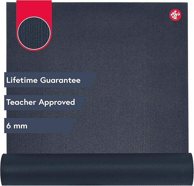 Manduka PRO Yoga Mat - 6mm | Lifetime Durability | Hygienic Construction | Premium Studio Quality | Teacher Approved