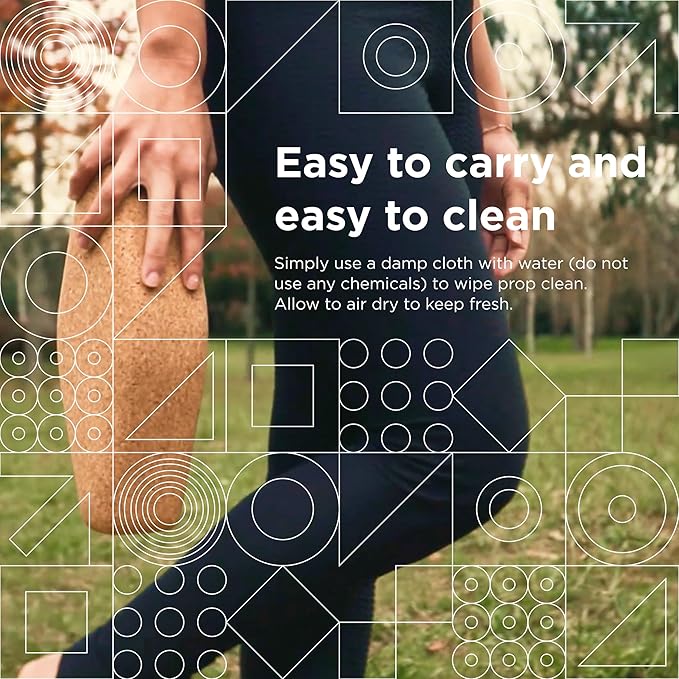 Go4Cork Cork Yoga Block for Yoga, Pilates & Meditation | Non-Slip, Hypoallergenic, Sustainable, Non-Toxic Yoga Block
