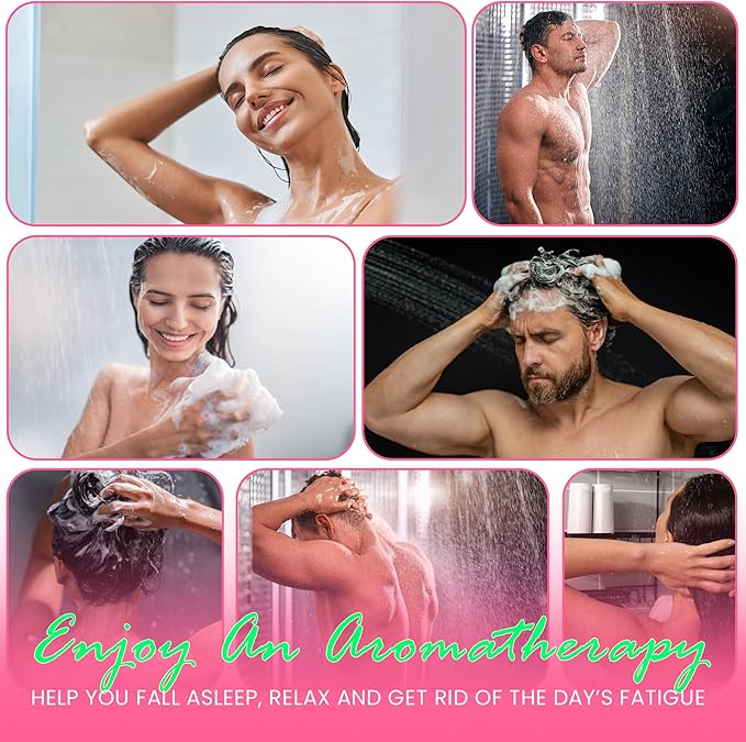 Shower Steamers Aromatherapy - 8 Pack Eucalyptus Shower Steamers for Women & Men with Essential Oils, Natural Stress Relief & Self Care Shower tablets for Spa, Mothers Day Gift, Birthday and Christmas