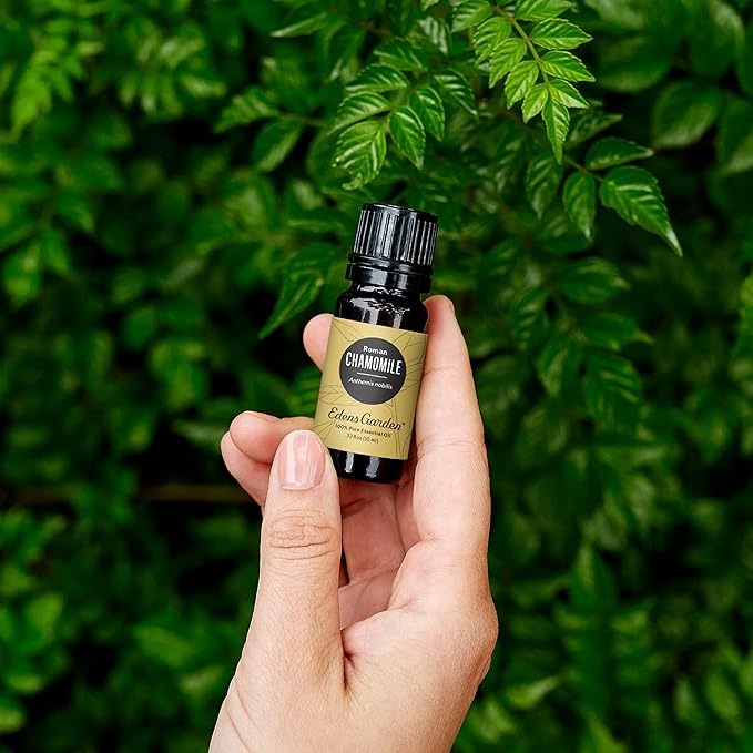 Edens Garden Chamomile- Roman Essential Oil- 100% Pure Premium Grade, Undiluted, Natural, Therapeutic, Aromatherapy, The Best for Diffuser, Face, Humidifiers, Kid Safe 10 ml (.33 fl oz)