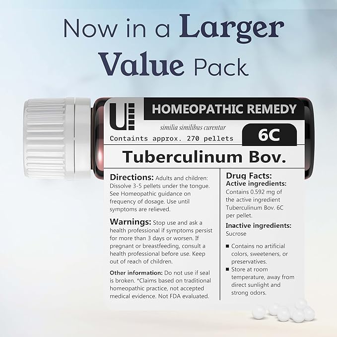 Tuberculinum Bovinum 6C Homeopathic Remedy, 270 Pellets