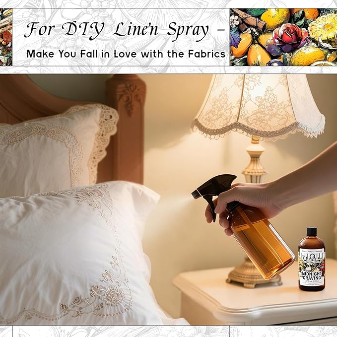 HIQILI Midnight Craving Fragrance Oil, Inspired by Y S.L's B.Lack O.pium, for Diffuser, Candle & Soap & Perfume Balm Making, Sweet Gourmand Aroma- 5.07 Fl Oz