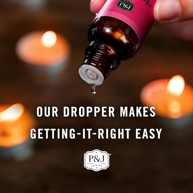 P&J Trading Spring Set of 6 Fragrance Oils - Gardenia, Sweet Pea, Fresh Cut Grass, Rain, Freesia, and Rose Scents for Candle Making, Soap Making Supplies, Diffuser Oils