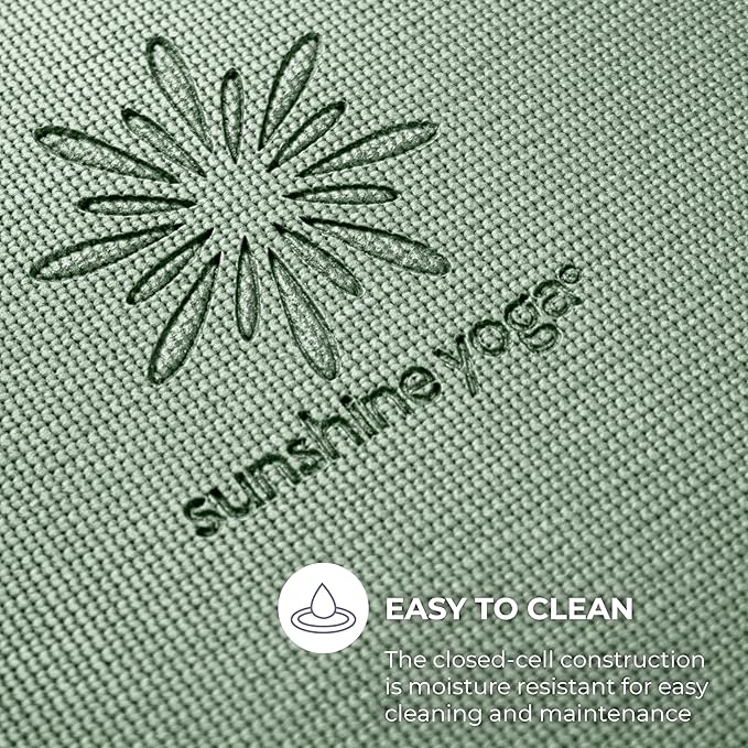 Sunshine Yoga Voyage Yoga Mat, 6 Pack, 72" x 24" Professional Studio and Gym Bulk Yoga Mats, 5mm Thick, Durable, Anti-Tear, Non Slip Fitness and Exercise Mats