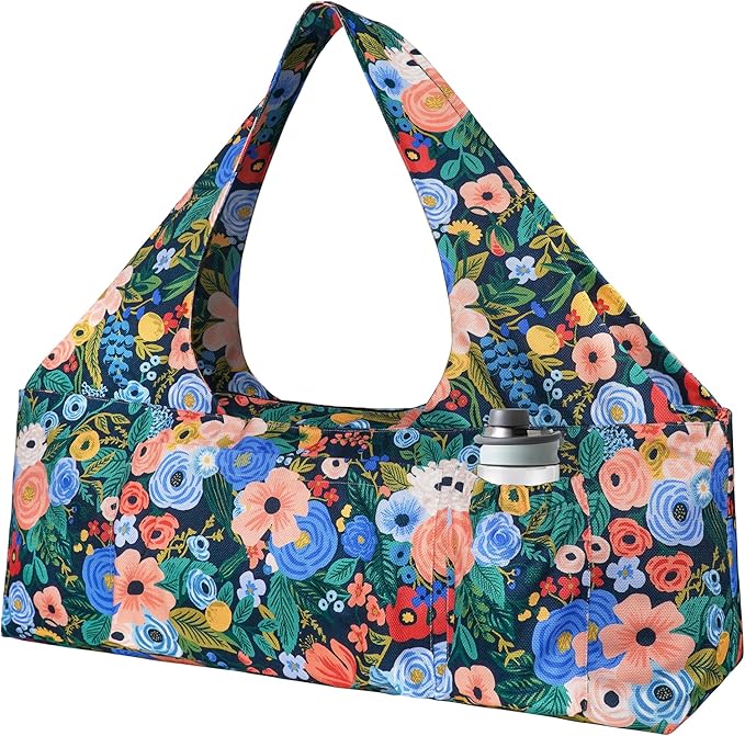Yoga Mat Bag - Large Yoga Bag with Yoga Mat Strap, Zipper and Pockets - Yoga Bags and Carriers Fits All Your Stuff - Personalized Yoga Mat Bags for Women Fits Most Size Mats