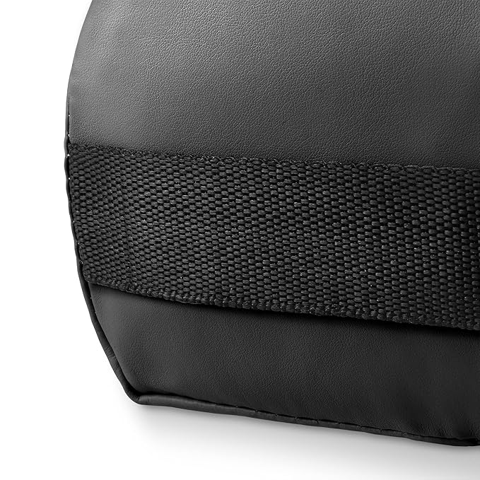 Saloniture 3/4 Round Massage Table Bolster Pillow Pad - 26 x 6 x 4-1/2 Inch - Black