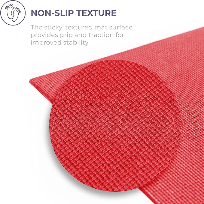 Sunshine Yoga Voyage Yoga Mat, 6 Pack, 72" x 24" Professional Studio and Gym Bulk Yoga Mats, 5mm Thick, Durable, Anti-Tear, Non Slip Fitness and Exercise Mats