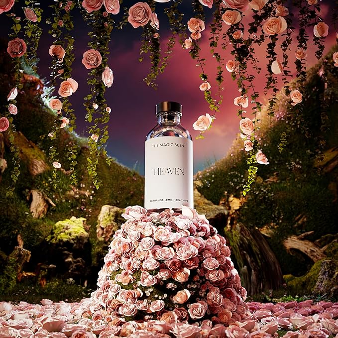 THE MAGIC SCENT Heaven Hotel Scent Diffuser Oil - Cold-Air & Ultrasonic Fragrance Oil for Diffuser Inspired by The Aria Hotel, Las Vegas - Essential Oil Aromatherapy (500 ml)