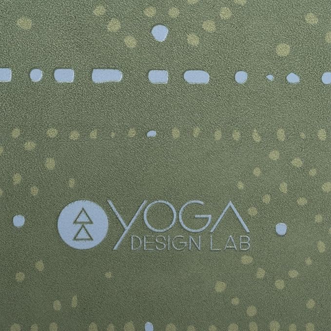YOGA DESIGN LAB | The Combo Yoga Mat | Eco Luxury | Ideal for Hot Yoga, Power, Bikram, Ashtanga, Sweat | Studio Quality | Includes Carrying Strap!