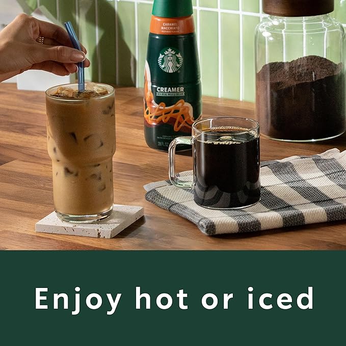Starbucks K-Cup Coffee Pods, Flavored Hot or Iced Coffee, Caramel, 40 Keurig Pods