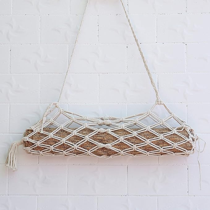 laddawan Macrame Yoga Mat Carrier Bag, Suitable for most Yoga Mats