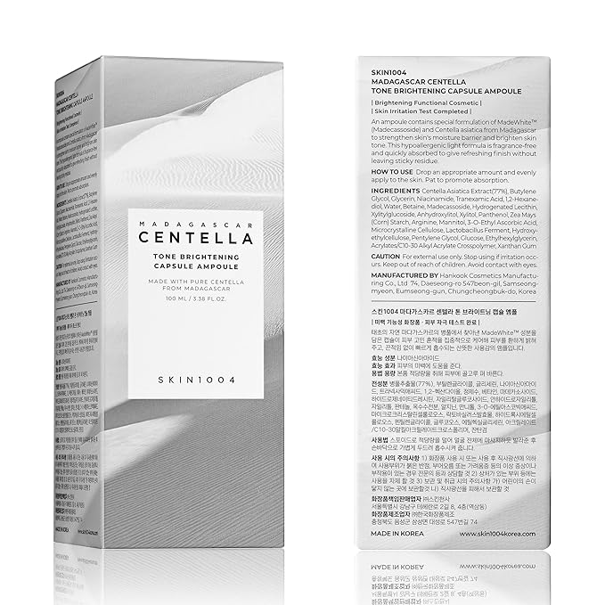 SKIN1004 Tone Balancing Capsule Ampoule, Valentine Gifts, Niacinamide Serum for Face, Korean Hydrating Facial Serum for Dark Spot & Skin Tone with Tranexamic Acid, Korean Skin Care, 3.38 fl.oz / 100ml