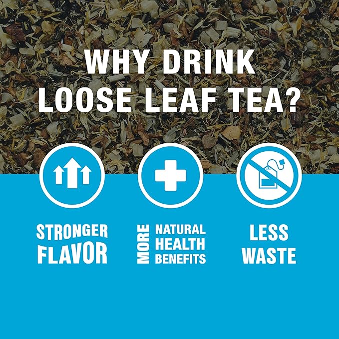 Tiesta Tea - Pear Reverie Tea, Loose Leaf, White Pear Herbal Tea, Premium Low Caffeine Tea Blend, Make Hot or Iced & Up to 25 Cups, 2.5 oz Resealable Pouch