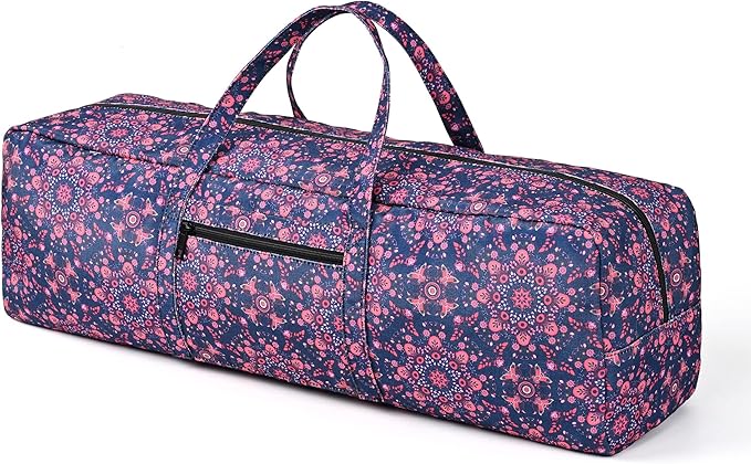 Boulder Bee | Yoga Mat Bag | Large Yoga Mat Carrier with Wet Pocket | Yoga Gifts | Gym Tote Bag for Women