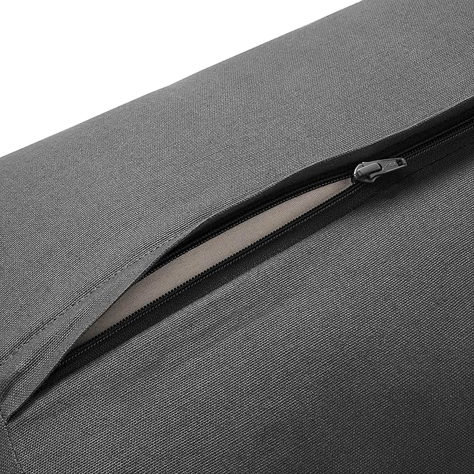 Node Fitness Yoga Meditation Cushion, 25" x 12" Rectangular Bolster with Organic Cotton Cover