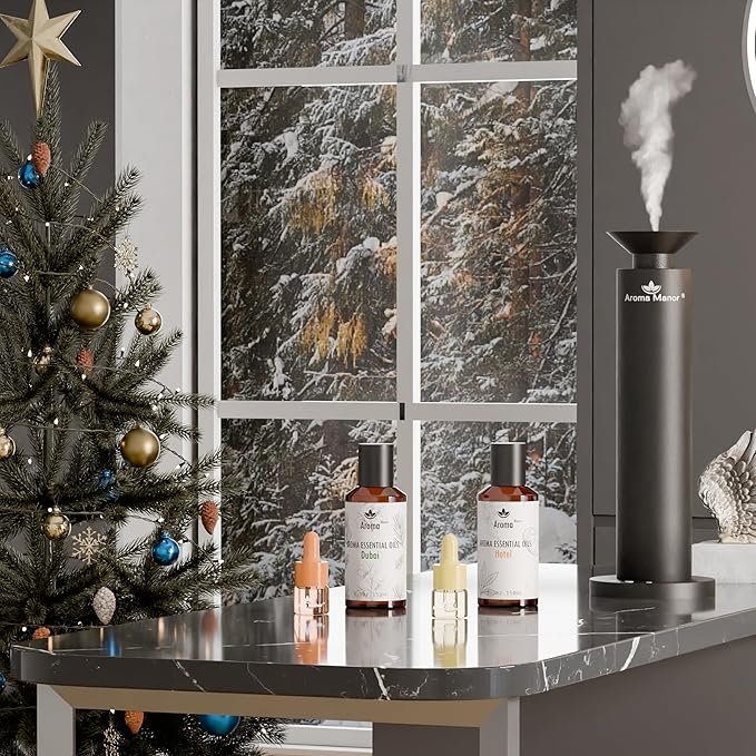 Hotel Diffuser Oil - Mandarin Spring Essential Oils for Scent Diffuser - Tangerine, Lime, Gardenia, Green Grass -Home Luxury Scents Aroma Fragrance for Home, Office