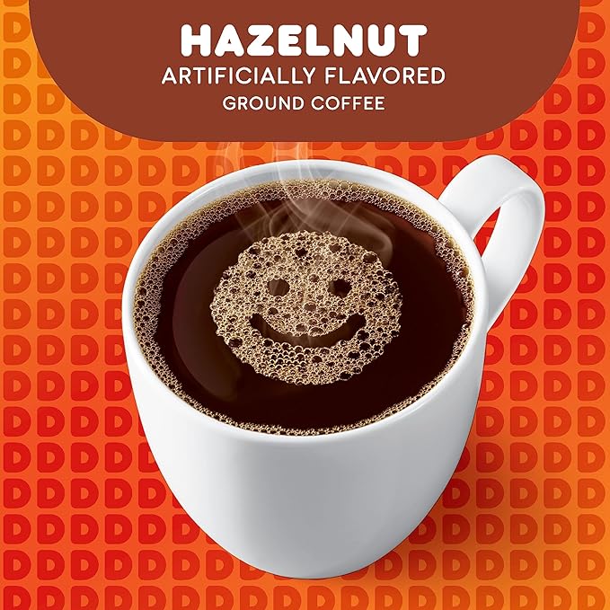 Dunkin' Hazelnut Flavored Coffee, 88 Keurig K-Cup Pods