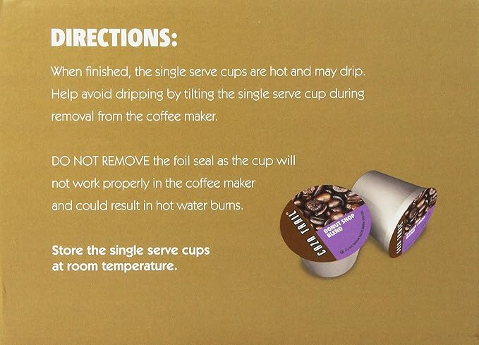 Caza Trail Coffee Pods, Donut Shop Blend, Single Serve 100 Count (Pack of 1) (Packaging May Vary)