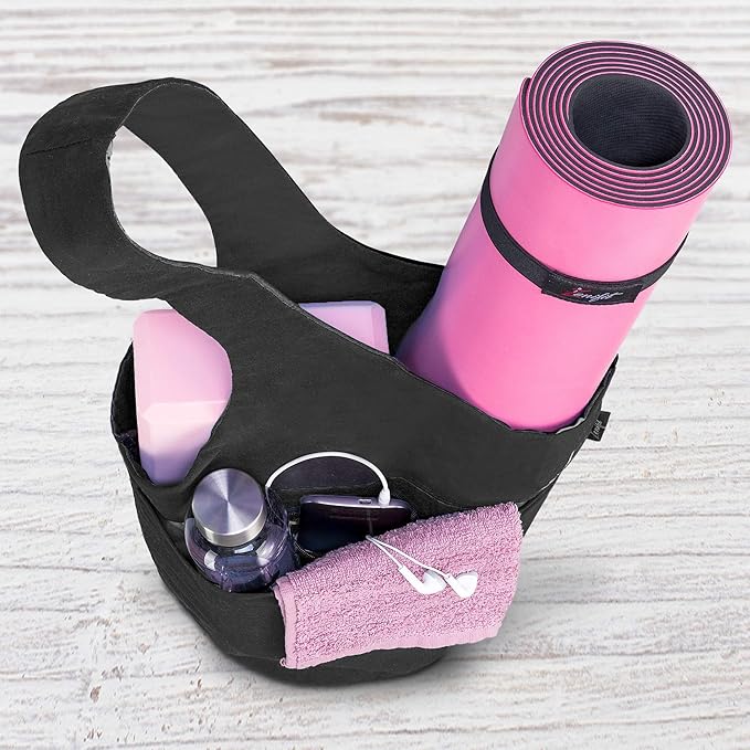 Zenifit Yoga Mat Bag – Versatile Yoga Bag with Mat Straps & Storage Pockets, Holds Yoga & Pilates Mats, Lightweight & Durable