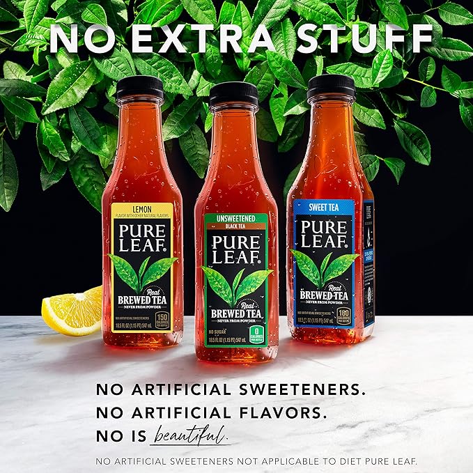 Pure Leaf Iced Tea, Sweet Tea, Black Tea, 18.5 oz