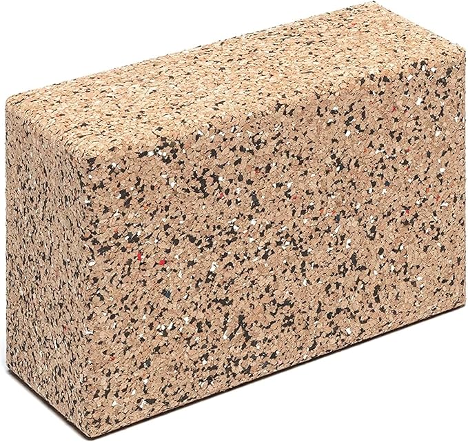 Go4Cork Cork Yoga Block for Yoga, Pilates & Meditation | Non-Slip, Hypoallergenic, Sustainable, Non-Toxic Yoga Block
