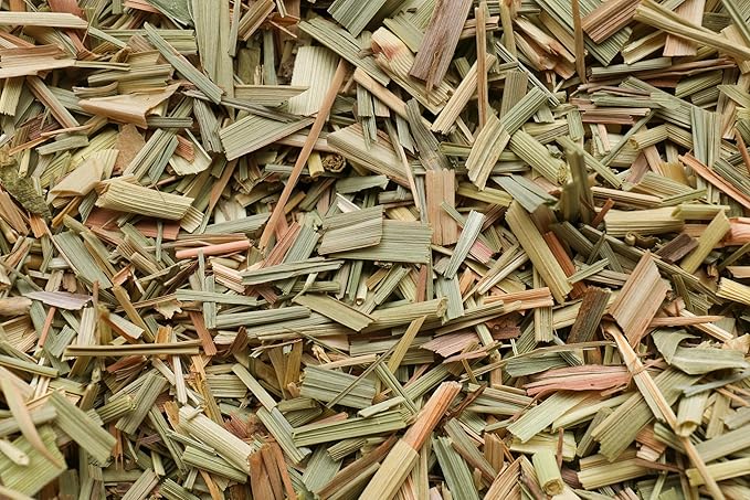Lemongrass Tea 1 LB (16Oz) | 100% USDA Certified Organic |Cut and Sifted Loose Leaf LemonGrass Tea & Seasoning | Aroma Rich Egypt Lemongrass (cymbopogon citratus)| By U.S. Wellness Naturals
