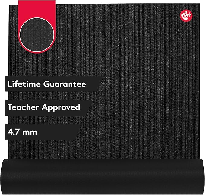 Manduka PROlite Yoga Mat - 4.7mm | Lifetime Durability | Hygienic Construction | Teacher Approved