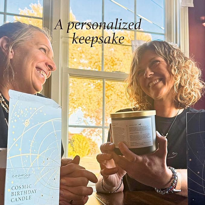December 9th Personalized Zodiac Candle | Inspirational Astrology Reading and Daily Affirmation for Your Birthdate | Handmade Sagittarius Candles | Astrology Birthday Gifts for Women