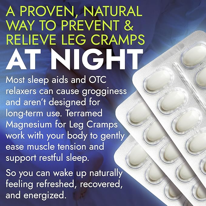 Leg Cramp Relief Pills | Pain Relief for Muscle Spasms, Soreness, & Foot and Calf Cramps | Homeopathic Medicine for Restless Legs Syndrome Relief (30 Pills)