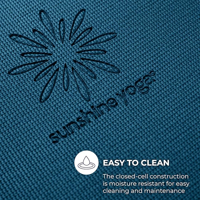 Sunshine Yoga Voyage Yoga Mat, 6 Pack, 72" x 24" Professional Studio and Gym Bulk Yoga Mats, 5mm Thick, Durable, Anti-Tear, Non Slip Fitness and Exercise Mats
