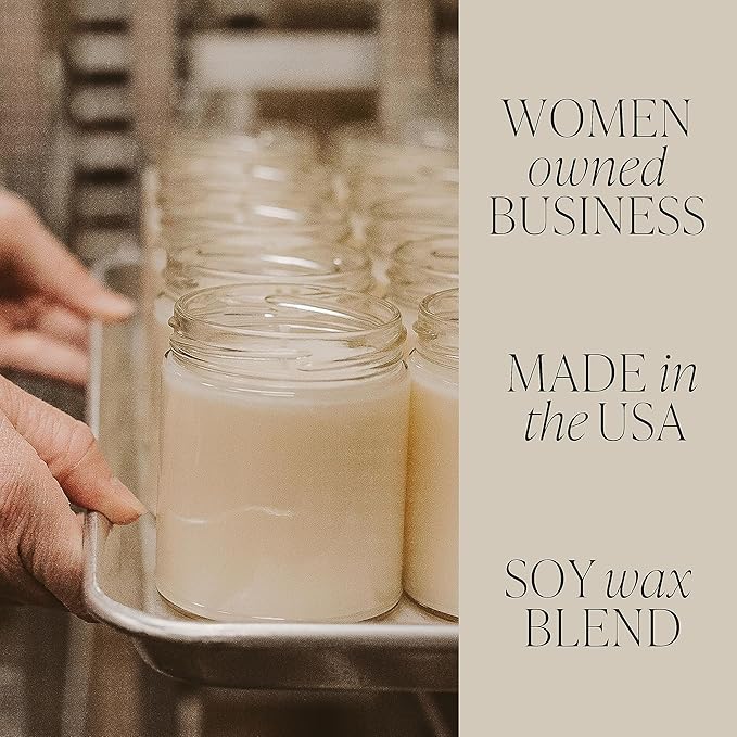 Sweet Water Decor Cinnamon Roll Candle - Fall Scented with Cinnamon, Icing and Buttery Pastry for Home - Soy Candle with 40 Hours Burn Time - 9Oz Gold Lid Clear Jar Autumn Scents