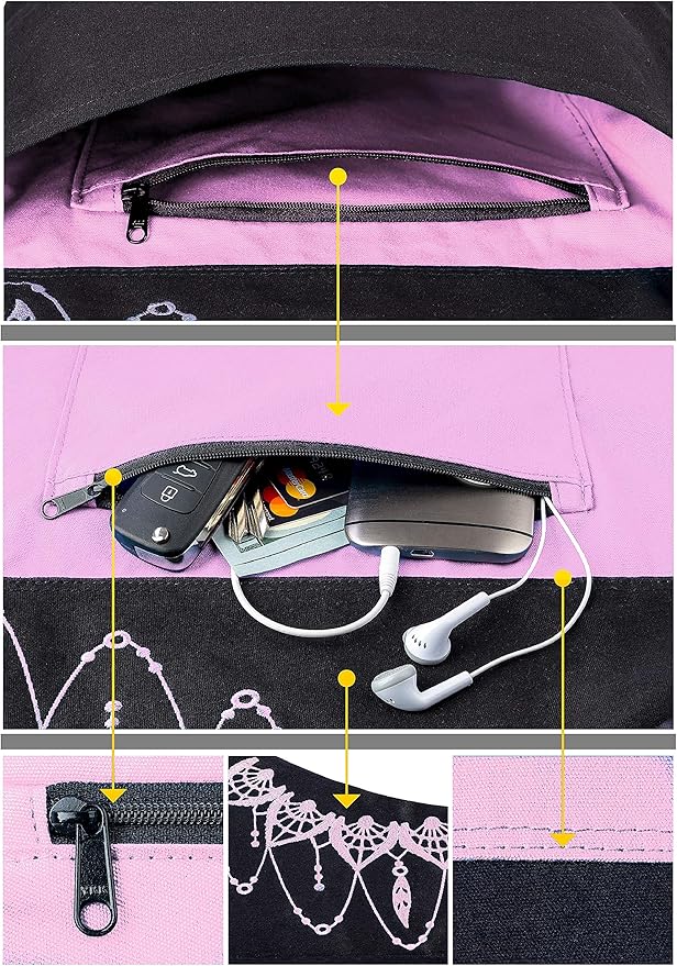 Zenifit Yoga Mat Bag – Versatile Yoga Bag with Mat Straps & Storage Pockets, Holds Yoga & Pilates Mats, Lightweight & Durable
